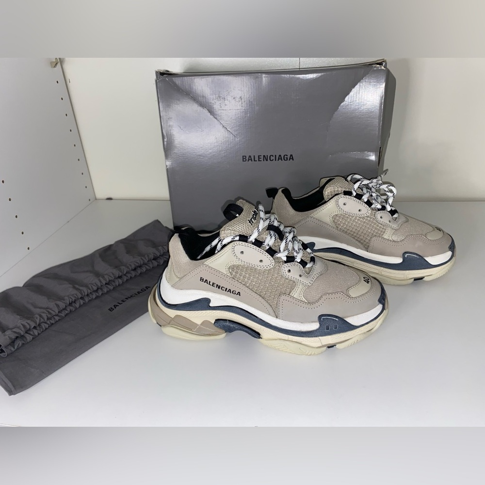 Balenciaga Men's “Vanille” Sneakers